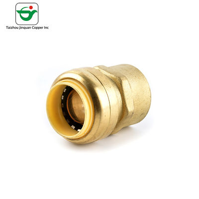 Bebas Timbal C46500 End Stop 1 inci Brass Push Fit Pipe Connectors